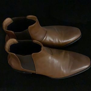 Leather Chelsea Boots - used once